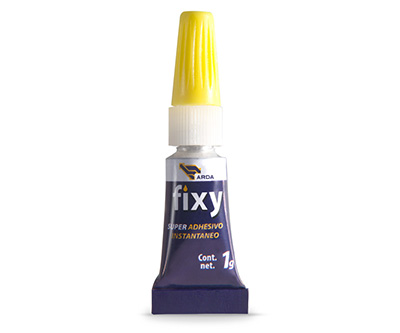 Product shoot realizado para FIXY pegamento para Grupo Industrial ARDA.